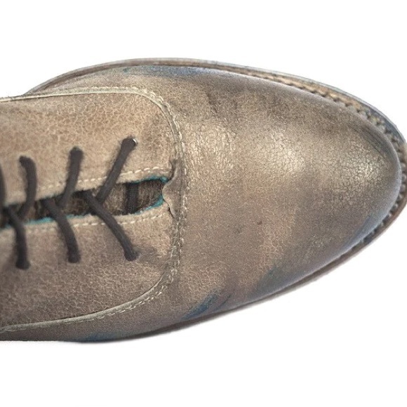 no.0036 crosswalk ankle lace-up boot beige - Picture 3 of 8